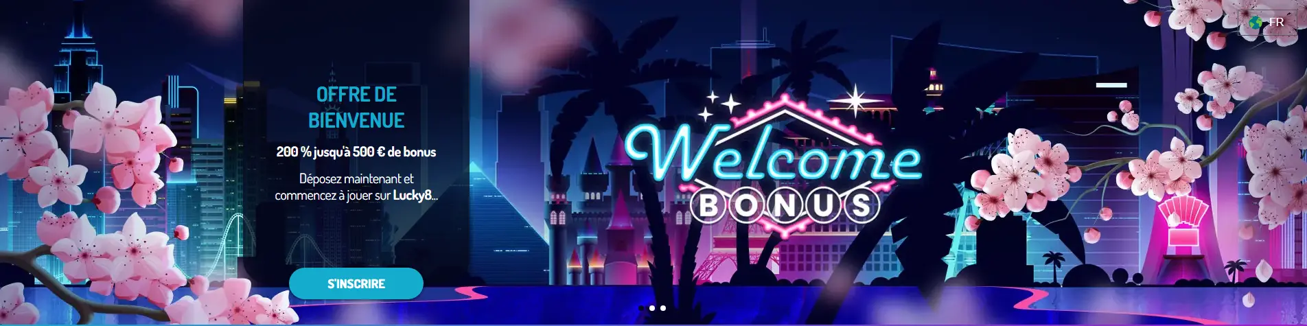 bonus de bienvenue au Lucky8