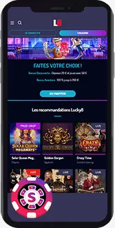 application mobile au Lucky8