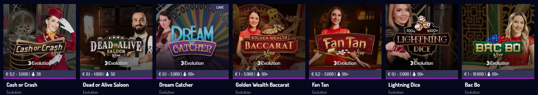 Baccarat au Lucky8